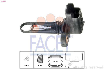 Facet 104021 Temperature Sensor Peugeot P206 P307 Partner Bipper — Temperature Sensors & Switches
