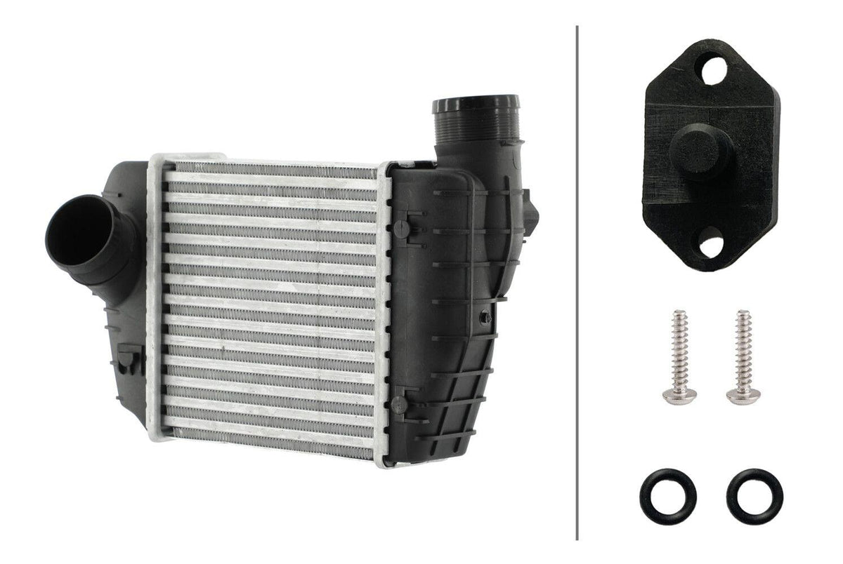 Hella 8ML366470-991 Turbo Radiator Audi / Avant A6 2.0 TDI 2.0 TFSI (200×202×62) 04 > 11 — Radiators & Fans