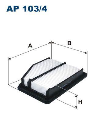Filtron AP103-4 Air Filter Honda Civic IX 1.6-1.8 2012-> — Air & Cabin Filters