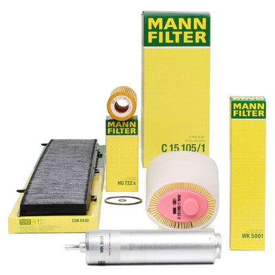 Mann Bmw X3 Series E83 Body 2.0d (2003-2006) Scheduled Service Filter Set — Maintenance & Service Kits