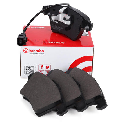 Brembo P85081 Front Brake Pad with Connector VW T5 - T6 1.9 TDI / 2.0 TDI / 2.5 TDI 2004– (AXB-AXD-CAAB) — Brake Pads