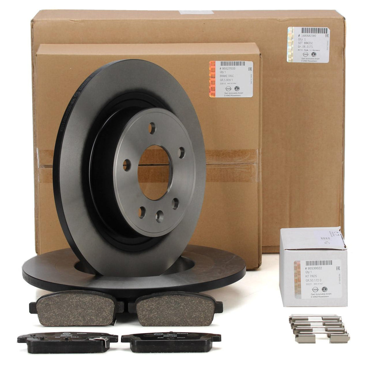 Opel Astra J Rear Brake Disc and Pad Set - Original Quality for 1.6 Diesel — Brake Pads