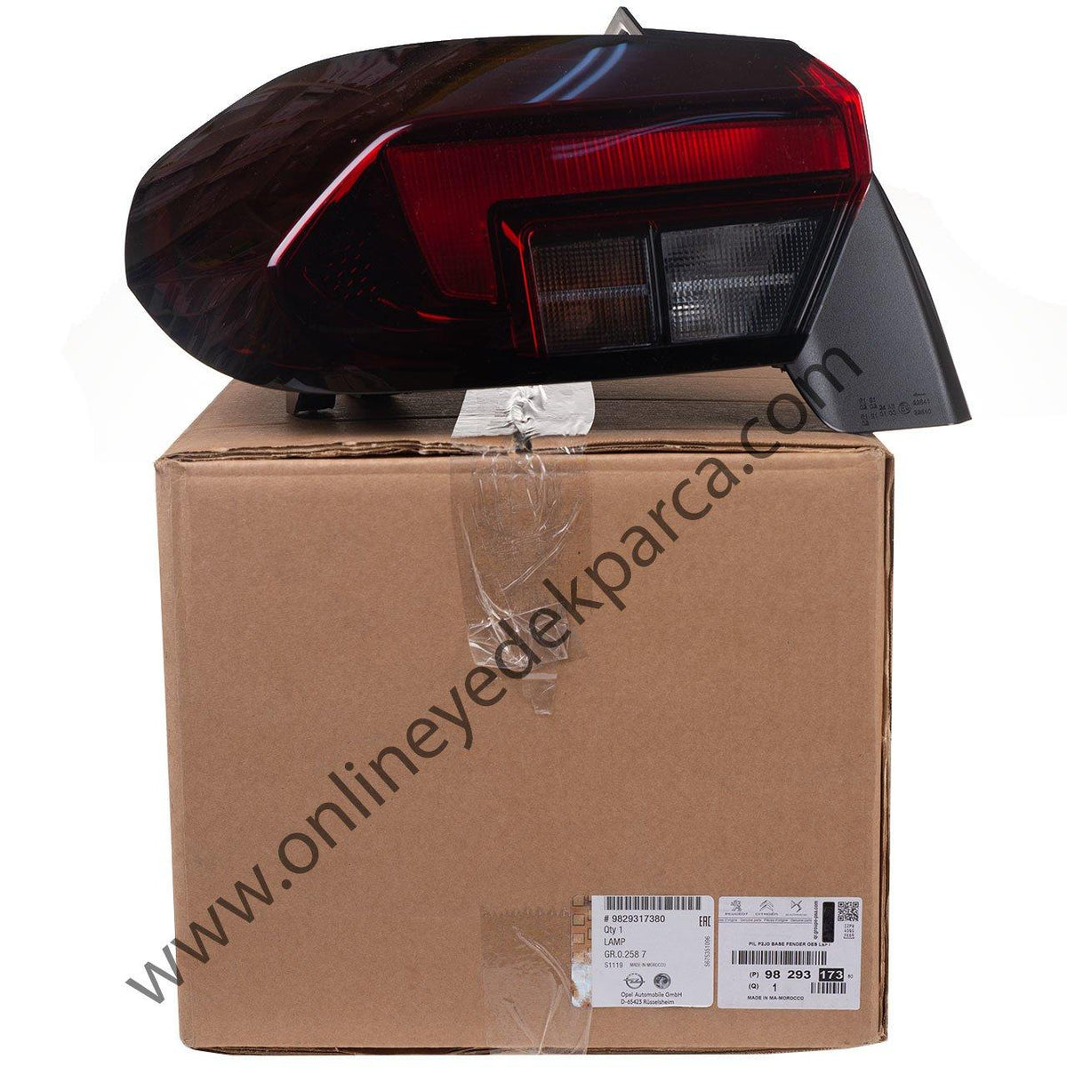 PSA 9829317380 Left Outer Tail Lamp Corsa F 20- — Tail, Signal & Reflectors
