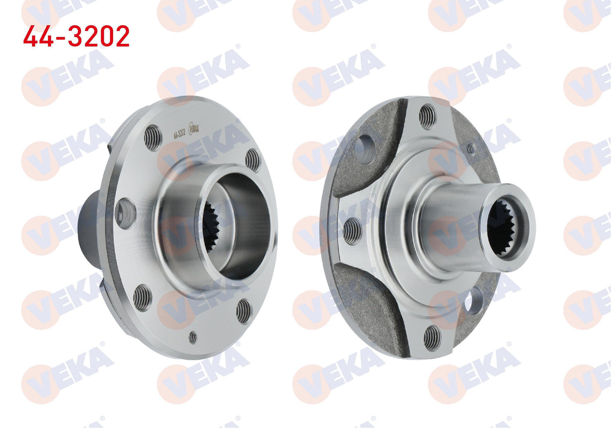 Veka 44-3202 Wheel Hub Left-Right Front without Bearing Opel Vectra B 1.6i 4 Lug 1995-2003 — Hub Assemblies