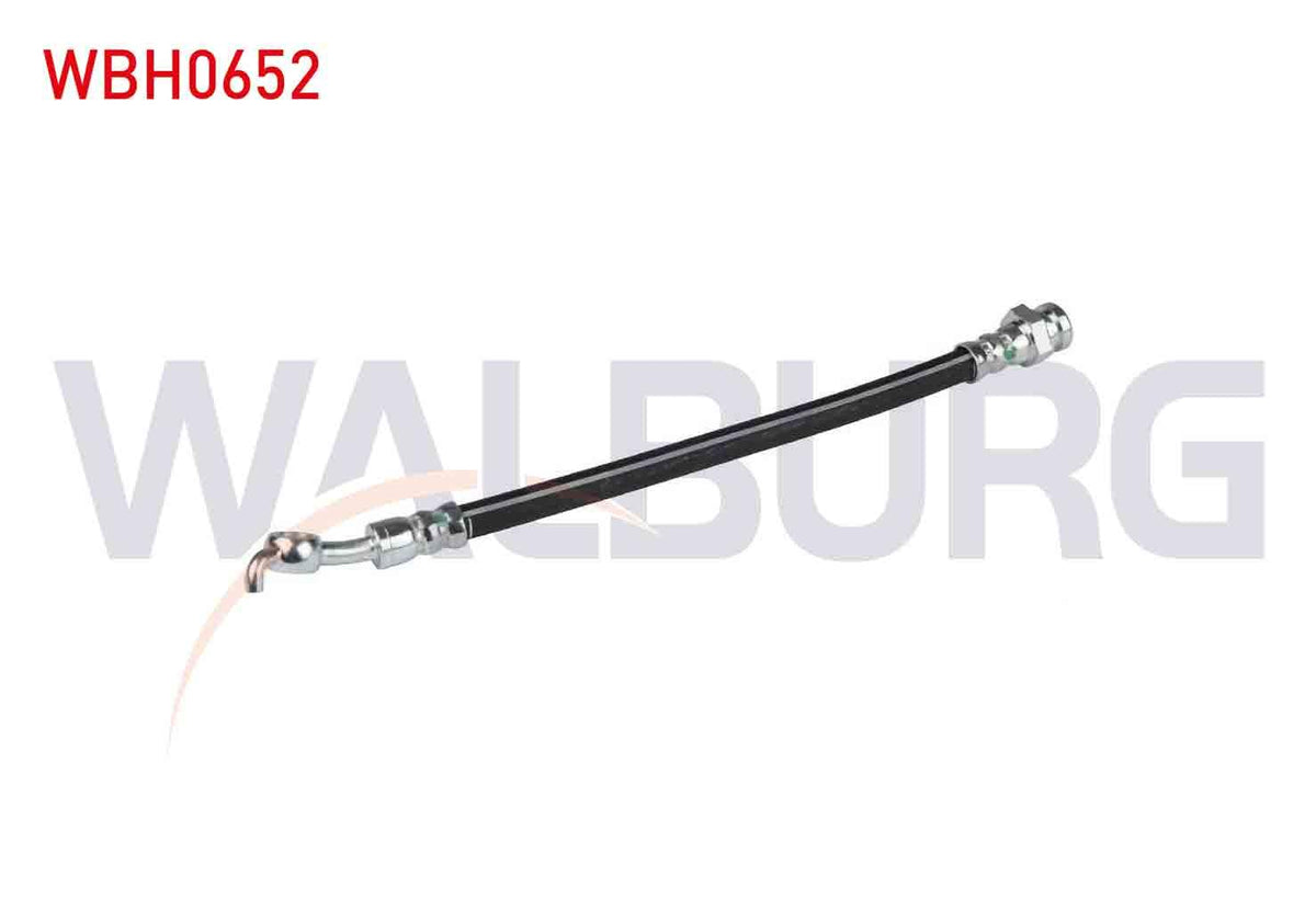 WALBURG WBH0652 Brake Hose Rear Left 220mm Ssangyong Rexton (Gab) 2004-| Set of 2