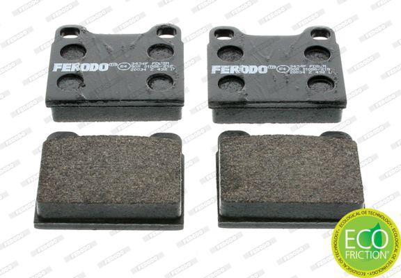 Ferodo FDB2M Brake Pad Rear W126 85-91 C126 87-91 W116 75-80 C107 74-81 — Brake Pads