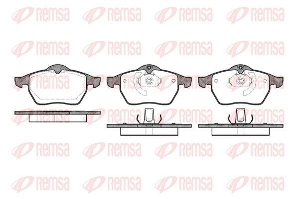 REMSA 0390.10 Brake Pad Calibra A 85_ 06 90-07 97 — Brake Pads