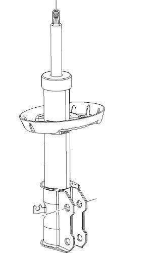 PSA 39136052 Opel Astra K Front Right Shock Absorber Genuine — Shocks & Struts