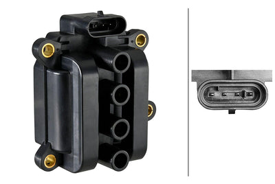 Hella 5DA358102-151 Ignition Coil,Dacia Logan-Sandero / Renault Clio-K — Coils & Plugs