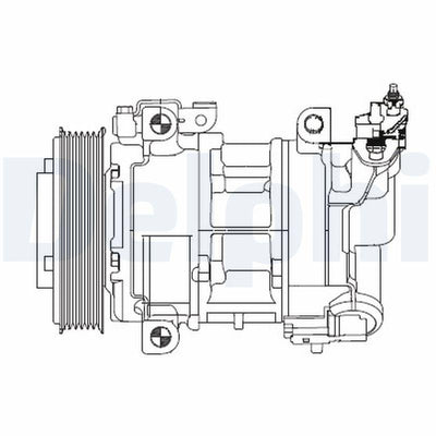 Delphi CS20325 Compressor