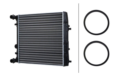 Hella 8MK366302-651 Motor Water Radiator Cordoba Ibiza IV V Polo Fabia 1.2 / 1.4 / 1.6 Azq — Radiators & Fans