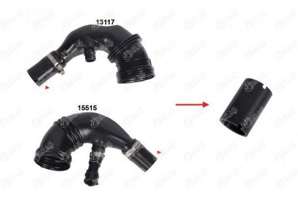 IBRAS Turbo Hose 15531 - 35mm Inner Diameter for Fiat, Peugeot, and Citroen — İbraş, Turbo & Supercharger