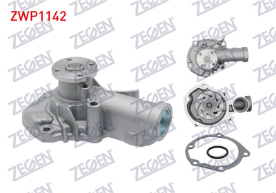 Zegen ZWP1142 Water Pump Mitsubishi Outlander I (Cuw) 2.0 (4G63) 2001-2006 / Outlander I (Cuw) 2.0i — Water Pump & Thermostat