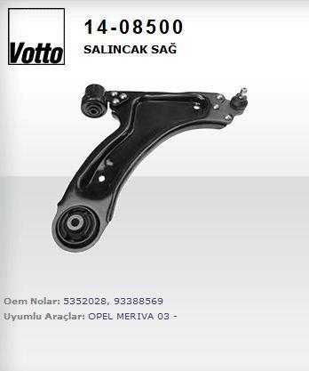 Votto 14-08500 14.08500 / Control Arm Right (Opel: Meriva 03 -) — Control Arms & Ball Joints