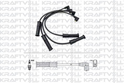 Kraftvoll 05070193 Spark Plug Wire Clio Symbol Hb-Kangoo 1.4 8V — Coils & Plugs