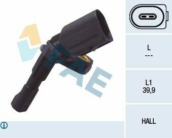 FAE 78102 ABS Speed Sensor - Rear Left for Golf VI — Vehicle Sensors & Switches