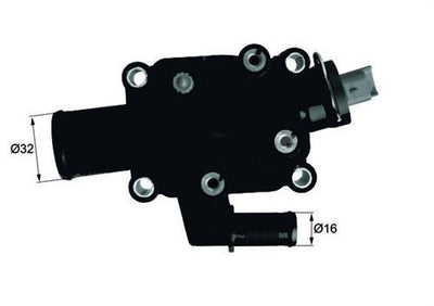 Citroën 1336Z0 C4 1.6i 2006-2010 Termostad Genuine C2 / C3 / C4 / 206 / 207 / 307 1.4 / 1.6 16V 02
