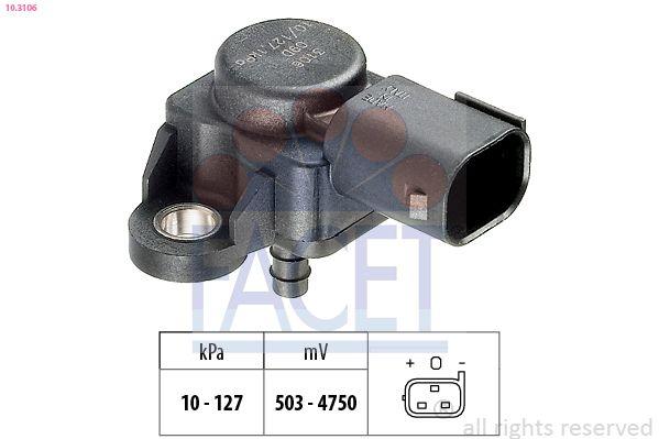 Facet 10.3106 Map Pressure Sensor Crafter 2.5 TDI Bjk Bjl Bjm 06 >