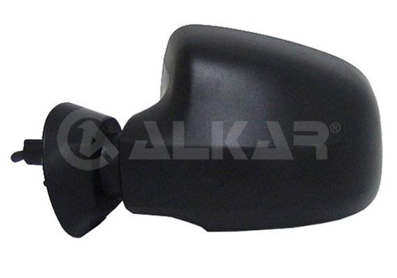 Alkar 6164594 Outer Rear View Mirror Left Mechanical Yuvarlak Ayak Dacia Logan II-Sandero 2008-2012 / Duster 2013-2 — Mirrors