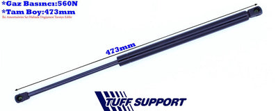 TUFFSUPPORT 612897 Trunk Gas Strut 04-05 Astra.H Gas Charged — Support Rods & Struts