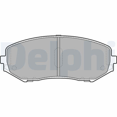 Delphi LP2001 Brake Pad Front Suzuki Grand Vitara I-II 1.6-2.0 4x4 1.9 DDiS 98-15 — Brake Pads