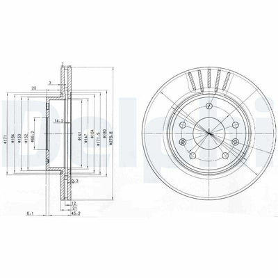 Delphi Disc Brake - Premium Braking for 2001 Freelander — Brake Rotors & Drums