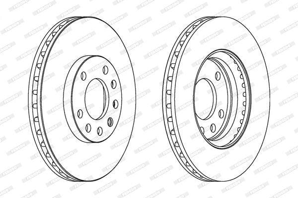 FERODO DDF1644C — Brake Rotors & Drums
