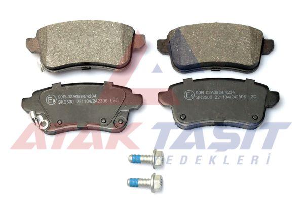 AP 05P2306 Brake Pad Rear with Wear Indicator 16mm Renault Ctur II 2020-/ Zoe 2012 — Brake Pads
