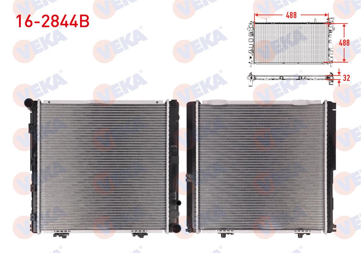 Veka 16-2844B Su Radiator Brazing Mercedes E Series (W124) E 200 M-T Ac + 1993-1995 — Radiators & Fans