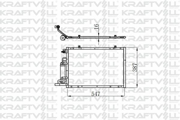 KRAFTVOLL A/C Condenser for Ford Fiesta VI — Condensers & Evaporators
