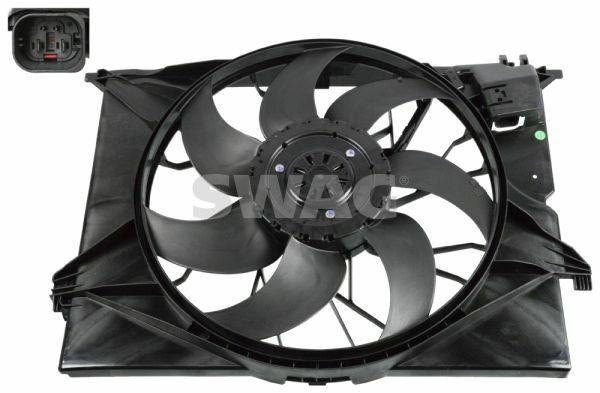 SWAG Radiator Fan Complete Assembly for S-Class W221 05-13 & C216 06-13 — Radiators & Fans