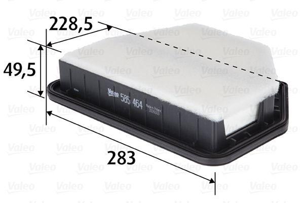 Valeo 585464 Air Filter (Chevrolet Captiva 2.2D 11-/Opel Antara 10 -) — Air & Cabin Filters