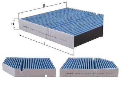 Mahle LAO1161 Cabin Air Filter Mercedes W166 W205 W213 W253 W292 AMG GT 43 EQ Boost — Air & Cabin Filters