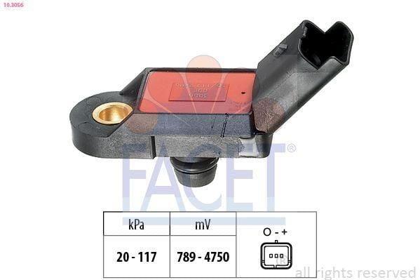 FACET Map Sensor - For Peugeot 307 2001-2006 2.0 Gas 16 Valve — Engine Management Sensors