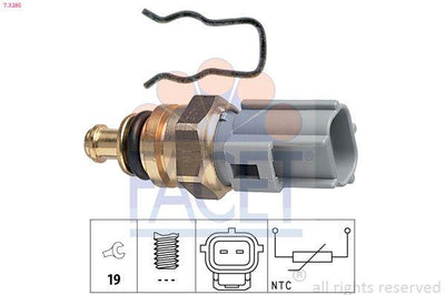 Facet 7.3285 Motor Suyu Temperature Sensor Fiesta Focus III Kuga II Transit Custom Mondeo S — Temperature Sensors & Switches