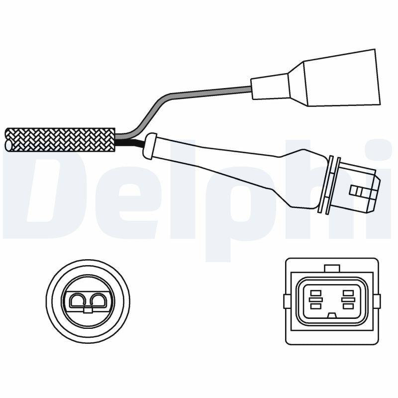 Delphi ES11000-12B1 Lambda-Oxygen Sensor (Renault: Clio 1.4-Laguna 2.0) — Oxygen & Air-Fuel