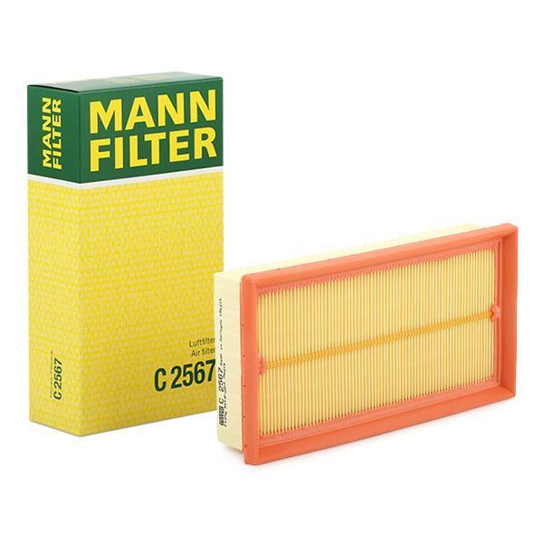 Mann C2567 Air Filter Citroen C5 II 1.6 HDi / P407 / Jumpy III / Scudo III / Mini R56 — Air & Cabin Filters