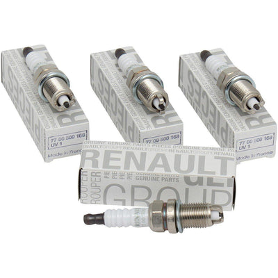 Mais 7700500168 Renault Megane 2 2002-2009 Gasoline Ignition Spark Plug Set Pair Tab Set — Coils & Plugs