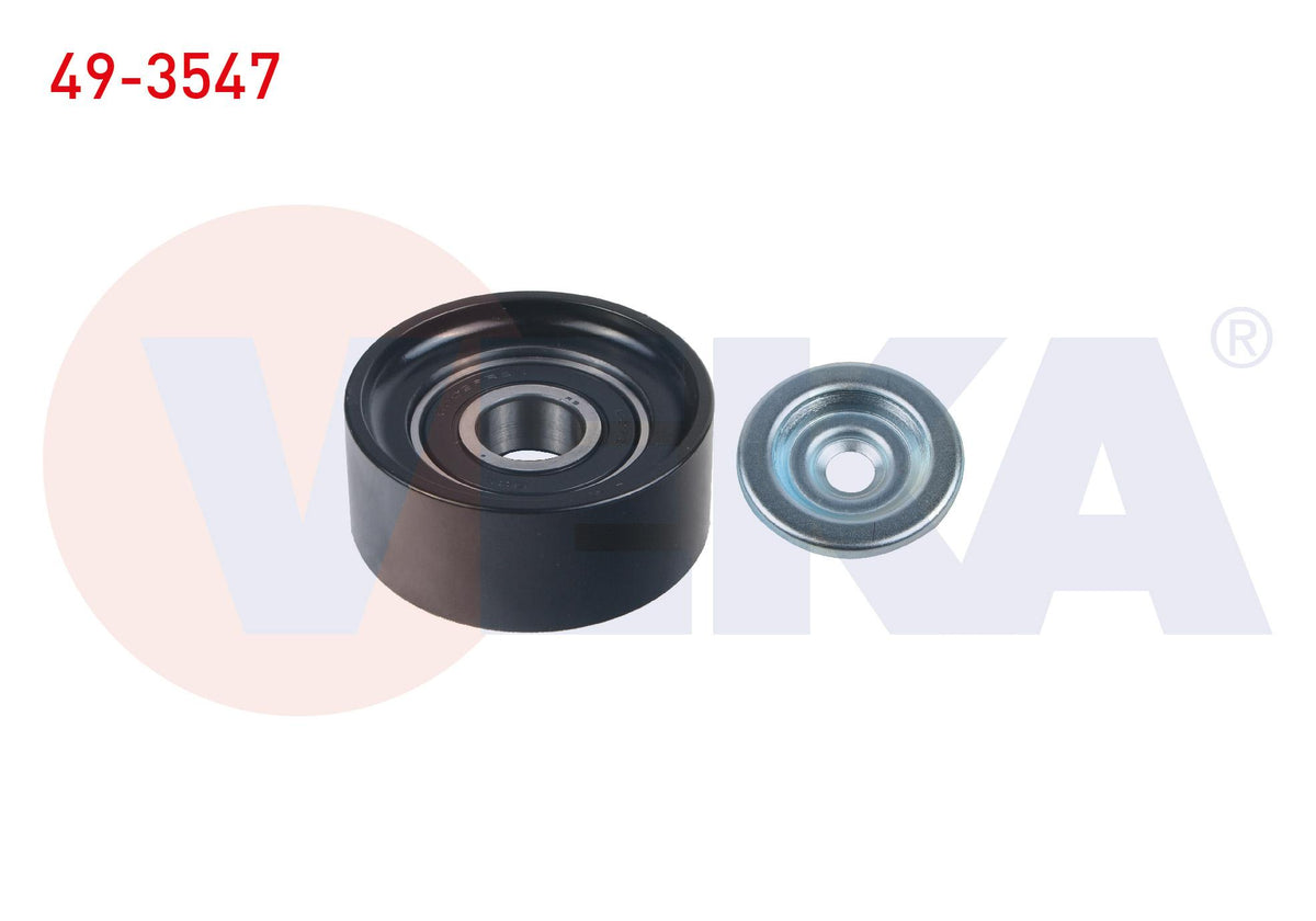 Veka 49-3547 V Belt Tensioner Bearing 17X60x25 Renault Laguna III 1.6i 16V 2007-/ Dacia Duster 1.6 16V — Pulleys & Tensioners