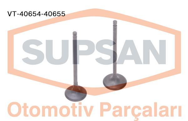 Supsan VT4065440655 Set Valve (8V) Chevrolet Aveo Kalos 12 8V B12d1 (Lpg compatible)