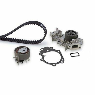 GATES Timing Belt and Water Pump Set - Compatible with Clio II/III & Twingo 1.2 16V — Water Pump & Thermostat