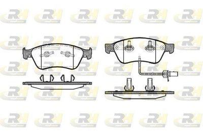 ROADHOUSE 21056.02 Brake Pad A6 Berlina Avant 4F2 4F5 05 04 — Brake Pads