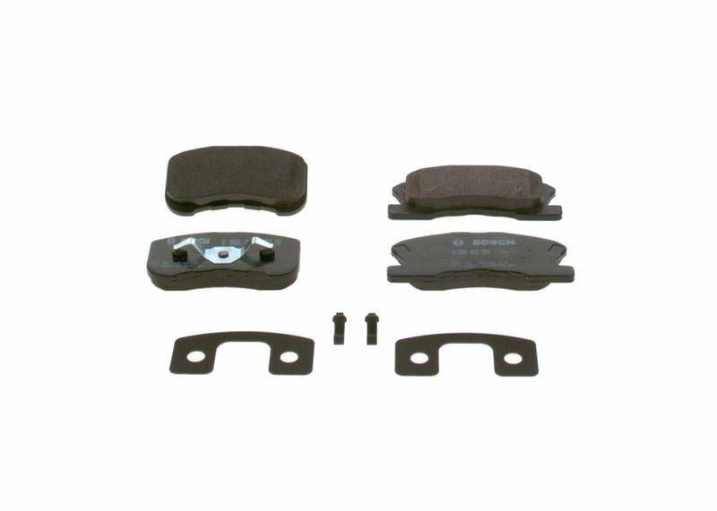 BOSCH 0986424697 Front Brake Pads Set - Low-Metallic Material