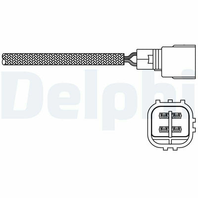 Delphi ES20269-12B1 Lambda Sensor Genuine Replacement for 93 98 Corolla 1.3 1.6 1.8 Compatible with Toyot — Oxygen & Air-Fuel