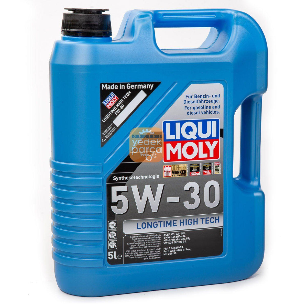 Liqui Moly 5W-30 Synthetic Motor Oil - Longtime High Tech for Gasoline and Diesel Engines — Fluids & Chemicals
