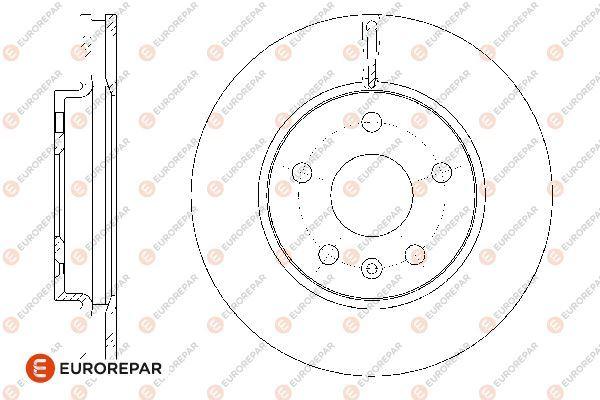 Eurorepar 1676009580 Brake Disc Front (Sıparıse Closed) Insignia A Bm 09 — Brake Rotors & Drums
