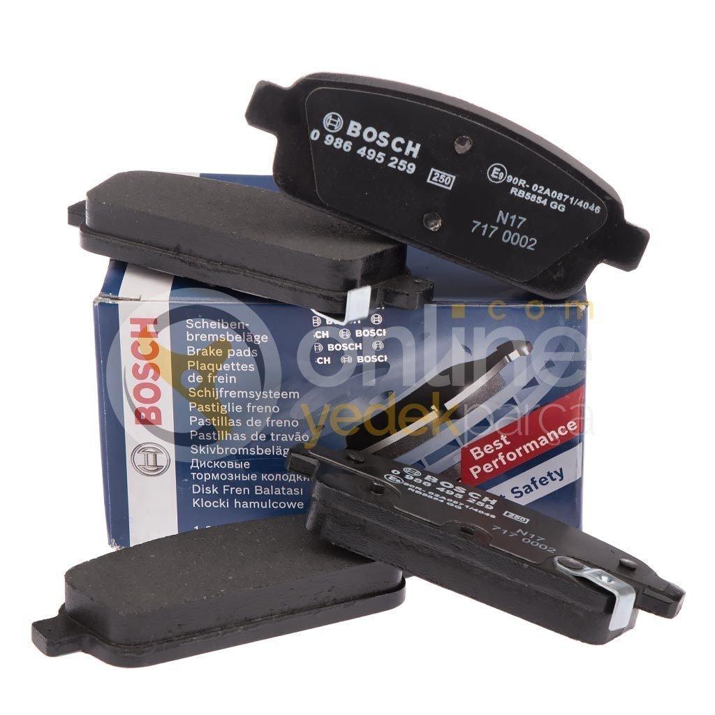 BOSCH Rear Brake Pad Set for Opel Zafira C — Brake Pads
