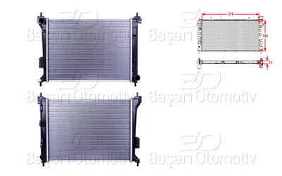 Wisco 3113581-00 Water Radiator Brazing Mt 378X500x16 mm Hyundai i20 1.4. 1.6 08 > — Radiators & Fans