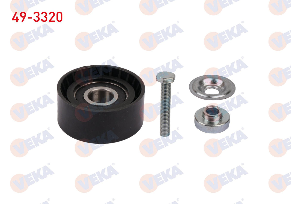 Veka 49-3320 V Belt Tensioner Bearing Plastic with Bushing 60X25 Citroen Berlingo 1.9 D 1998-/ Jumpy 1 — Pulleys & Tensioners