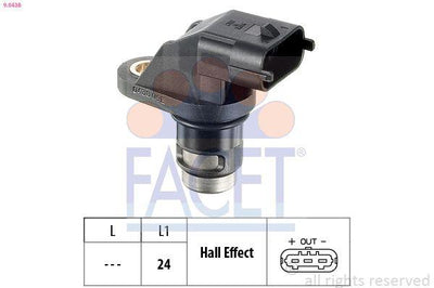 Facet 9.0438 Camshaft Shaft Konum Sensor Crafter Sprinter 906 06>16 W203 C209 W140 W204 W211 W220 02>10 — Timing
